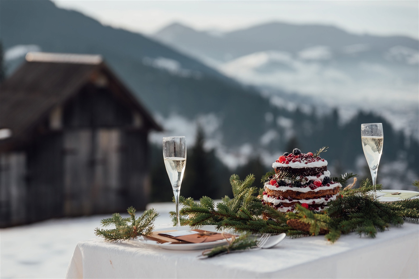 Tort na zimowe wesele. 10 inspiracji na najmodniejszą dekorację [Dużo zdjęć] 55698
