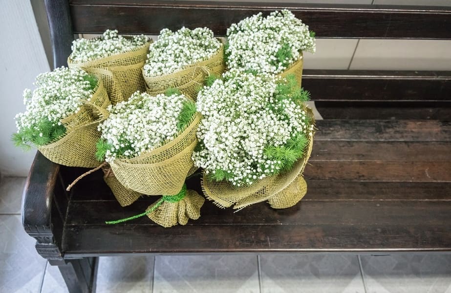 Gipsówka jako dekoracja kościoła