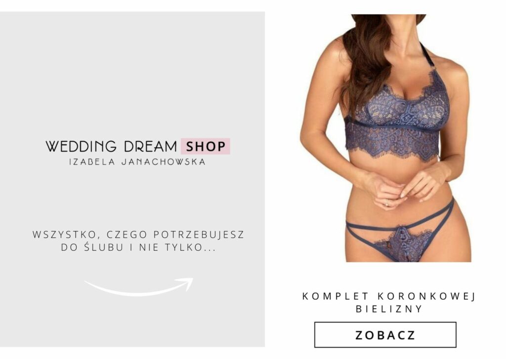 coś niebieskiego dla panny młodej: bielizna weddingdream.shop