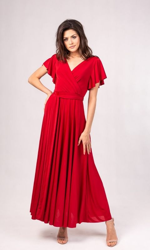modlishka czerwona sukienka na walentynki