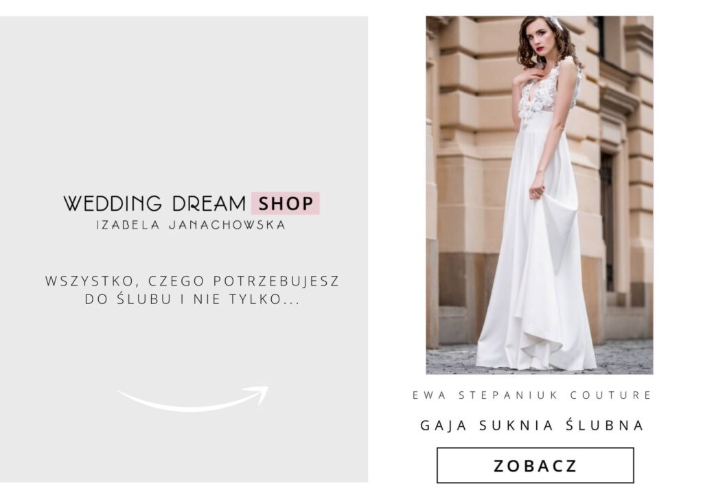 suknia ślubna weddingddeam.shop Izabeli Janachowskiej