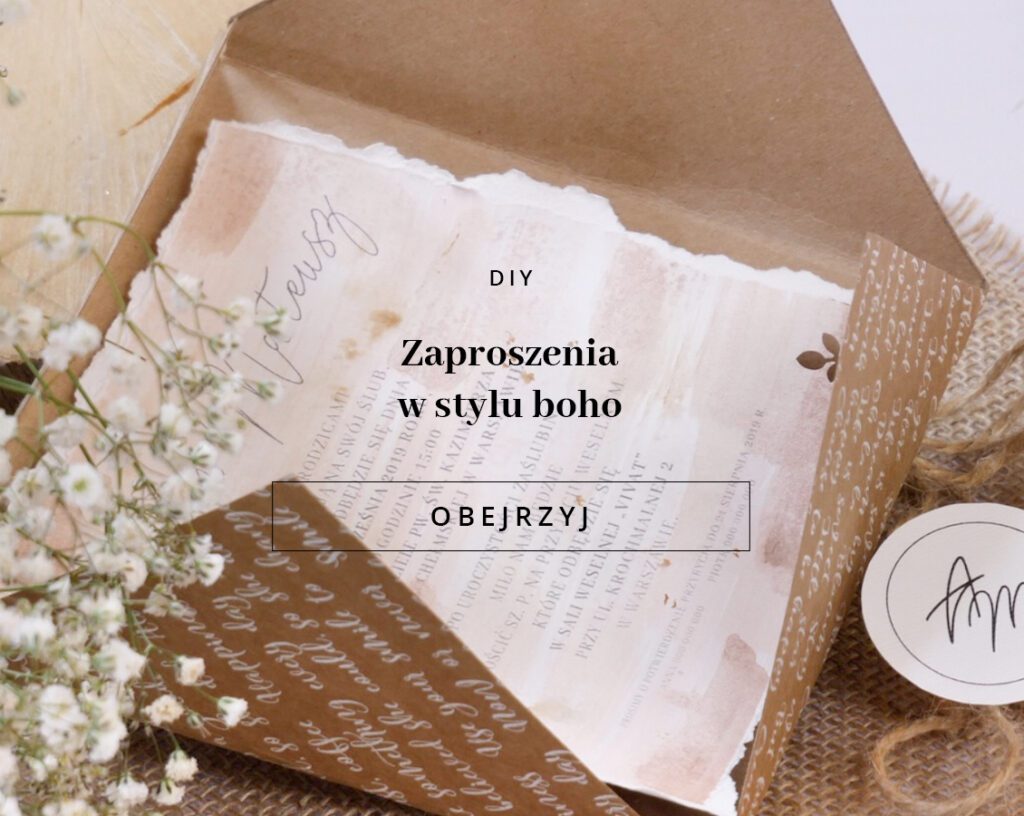 ślubne DIY seria oglądaj w weddingdream.tv