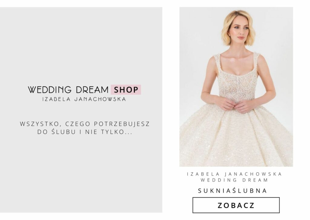 suknia ślubna wedding dream shop Izabeli Janachowskiej