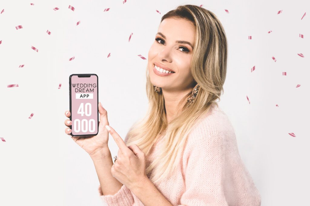 wedding dream app 40 000 użytkowników