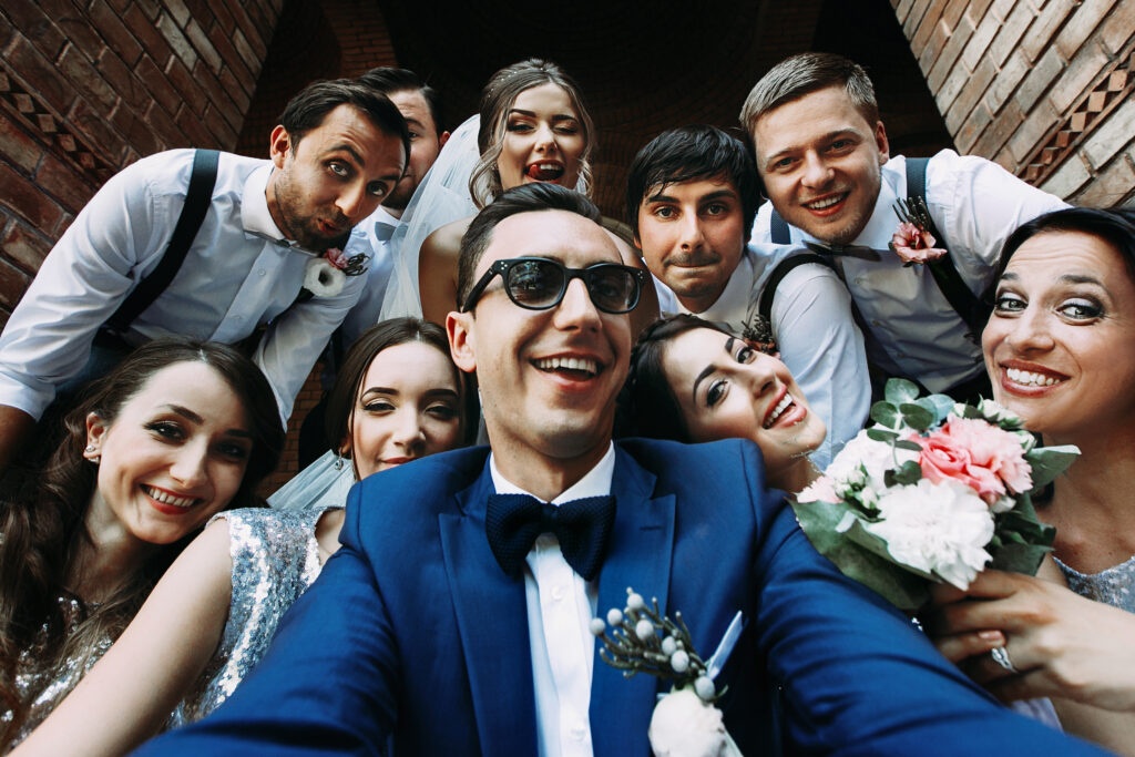 selfie na weselu