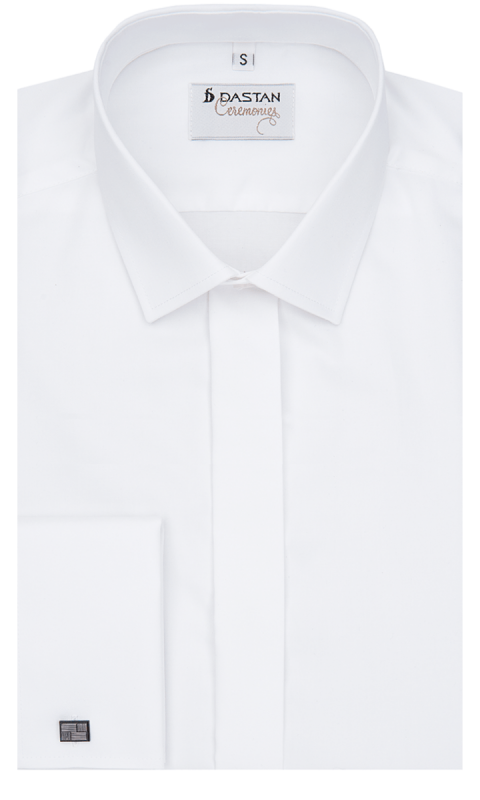biała koszula na ślub w plenerze