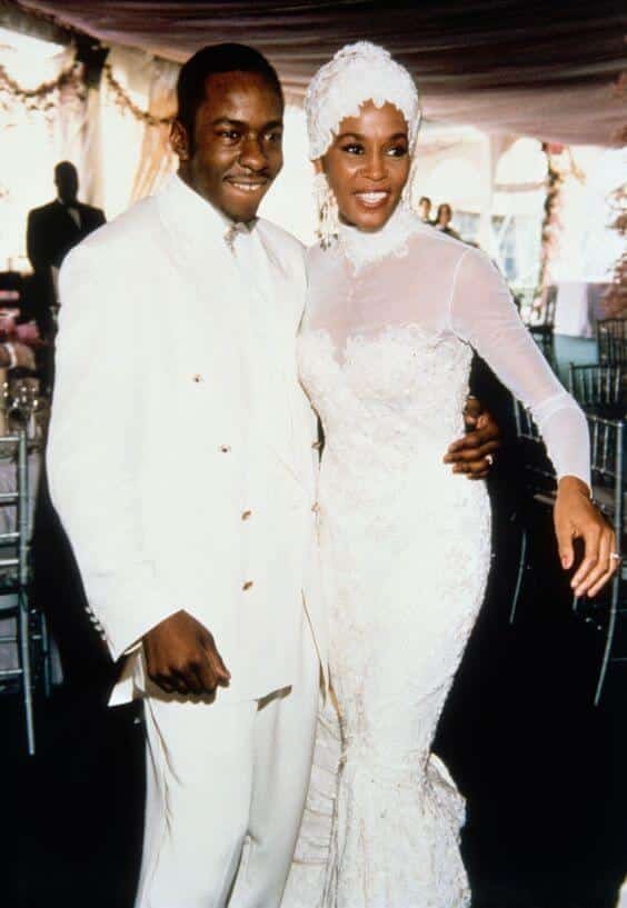 Suknie ślubne gwiazd: Whitney Houston