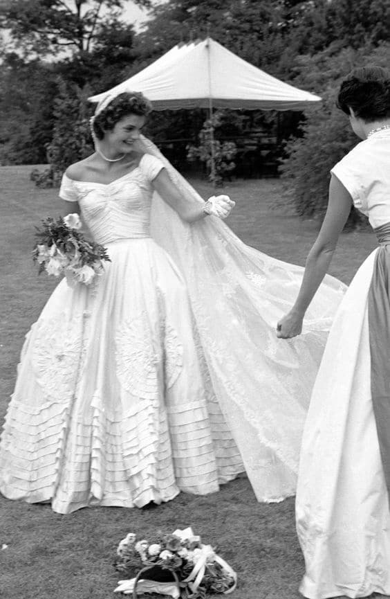 Suknia ślubna Jackie Kennedy